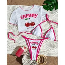 2026 Sexy 3Pcs Bikinis Set Female Swimsuit Women Three-Piece Swimwear Beach Swim Wear Bathing Suits Brazilian Bikini Pool Bather
