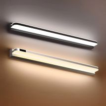 Lámparas de pared con espejo para baño, accesorios de iluminación montados en la pared, apliques para dormitorio interior, 42CM, 52CM, 9W, 12W