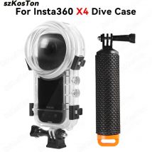 Custodia subacquea per Insta 360 X4 Custodia impermeabile per Insta360 X4 Custodia subacquea invisibile Subacquea 50M Accessori per guscio da immersione