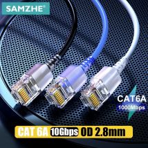 SAMZHE Cat6A Cavo Ethernet Cat6 Lan UTP Cavo patch di rete per PS PC Modem Internet Router Gigabit Cat 6 Cavo Ethernet