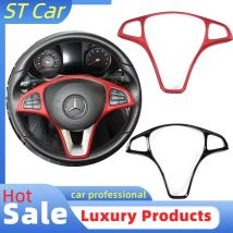 Accessori auto Volante Telaio di Copertura Trim Per Mercedes Benz ABCE GLC GLA CLA Classe W176 W246 W205 W213 X253 X156 C117