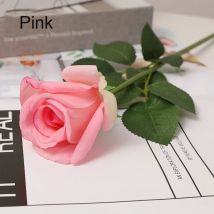 5 stücke Einzelnen Zweig Real Touch Feuchtigkeitsspendende Rose Künstliche Blumen Dekoration Hause Braut Hand Halten Gefälschte Blumen Hochzeit Decor