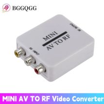Mini RCA AV CVSB a RF Convertitore adattatore video Convertitore video HD Box 67.25/61.25 MHz AV a RF Scaler TV Switcher