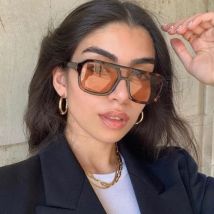Vintage kwadratowe okulary przeciwsłoneczne damskie modne duże oprawki Retro okulary przeciwsłoneczne damskie przezroczyste cukierkowe okulary osłony przeciwsłoneczne od projektantów