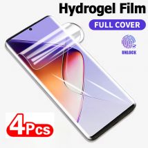 4Pcs Full Cover Screen Protector for Infinix Note 40 Pro Plus 30 VIP Hot 30 20S Soft Hydrogel Film for Infinix GT 20 10 Pro