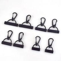 10Pcs Deepeel 20/26/30/38mm Metal Bag Buckle Webbing Lobster Clip Hooks Carabiner Buckles Screw DIY Handmade Decor Accessories