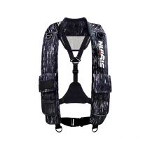 Portable Sea Fishing Vest Pockets Auto Manual Inflatable Life Jacket Luya Adult 150N Marine Buoyancy Vest for Swimming Fishing