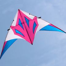 Outdoor-Spaß, 2,8 m, großer Power-Delta-Drachen für Erwachsene und Kinder, dreieckige, riesige Drachen mit Griff und Leine, gut fliegend