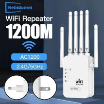 1200Mbps 2.4G/5G WiFi Dual Band Ripetitore Wireless Gamma di segnale Extender WiFi Amplificatore Router Amplificatore di segnale a lungo raggio per la casa