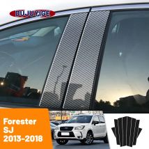 Für Subaru Förster sj mk4 2012-2015 2013 2018 Kohle faser Fenster tür Säule Deal b c Säule Pfosten Abdeckung Trim Aufkleber