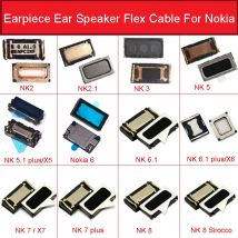 2 stücke Hörer Lautsprecher Ohr Lautsprecher Für Nokia 2 2,1 3 3,1 5 5,1 6 6,1 7 7,1 8 Plus Sirocco X3 x5 X7 Lautsprecher Empfänger Reparatur Teile