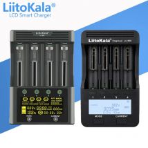 Liitokala lii-600 lii-500 lii-500S LCD 3.7V 1.2V 18650 26650 21700 Ładowarka, test pojemności akumulatora Sterowanie dotykowe