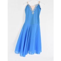 Children Ballet Dress Girls Pink Blue White Chiffon Classical Leotard Ballet Dress For Kids Modern Dance Chinese Sling Dress