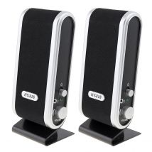 HY-218 6W USB 2.0 Przewodowe głośniki USB Power do notebooków Stereo 3.5mm Audio Jack Przenośny głośnik do komputera PC Laptop M AC