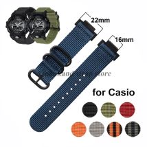 Nylon Strap for DW-5600/5610/6900/9052 GW-M5610 GW-M5610 GA2100 Canvas 16mm Band for GA-110/100/120 Bracelet Men Sport Wristband