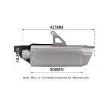 Suitable for the 2021-2023 Yamaha YZF-R7 R7 full section Moto racing performance exhaust muffler system