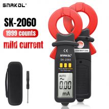 SNAKOL 2060 Pinza amperometrica digitale Test corrente di dispersione professionale 20mA ~ 60A Corrente di precisione per rilevamento perdite Gamma automatica 0,01A