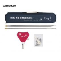 Wish color rot/bule ma-50 14-50MHz 200W 50Ohm tragbare positive V-Teleskop-Kurzwellen antenne v6.4 Buchse