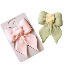 Large BowKnot Mould Silicone Mold Bow Fondant Cake Border Decorating Tool Gumpaste Sugarcraft Chocolate Baking Molds