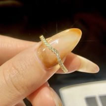 Gra brillante v-förmige zertifizierte Moissan ite reine Diamantringe für Frauen Geschenk echte 925 Sterling Silber beste Qualität edlen Schmuck