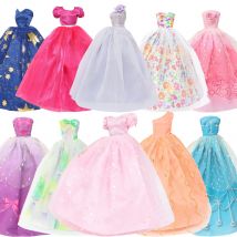 Zufällig 5 Stück Brautkleider Abend Party Kleid Prinzessin Rock Kleidung für 11,5 Zoll Puppenzubehör 30 cm Puppenhaus Kinderspielzeug
