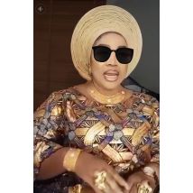 5 Yards hochwertiger afrikanischer handgeschnittener Organza-Spitze mit sauberen Löchern, Pailletten, Voile, fein strukturierter nigerianischer Stoff für Anlässe, Feiern