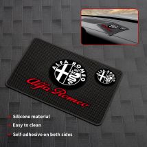 Auto-Armaturenbrett-Silikon-Antirutschmatte, Telefonhalter, Anti-Rutsch-Pad für Alfa Romeo 156 159 Mito Giulia Stelvio Giulietta Tonale TZ3