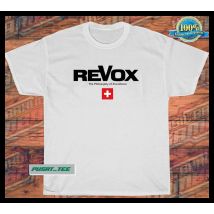 Revox audio logo amerikanische lustige men's t shirt größe S-5XL