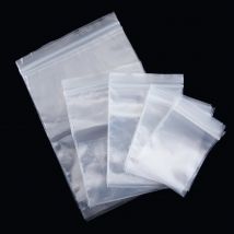 50 sztuk zagęścić zamki błyskawiczne uszczelnione torby przezroczyste plastikowe etui do przechowywania małej biżuterii opakowanie na żywność zamki błyskawiczne z możliwością ponownego zamykania