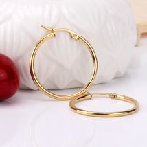 Mode Einfache Große Kreis Ohrringe Mädchen Temperament Retro Klassischen Stil ohrringe, Täglichen Schmuck Zubehör Geschenke