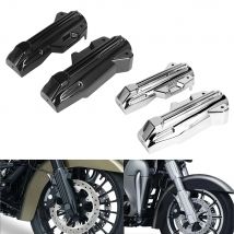 Nero Moto Anteriore Inferiore Forcella Coperture In Plastica ABS Per Harley Touring Electra Street Road Glide King FLHR FLTRX FLHX 2014-2022