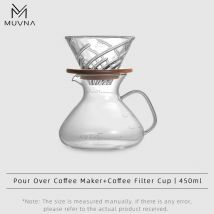 MUVNA Espresso Filters Suit Professional Home Barista Accessories set Brew Coffee Filter Glass Camping Pour Over Coffee Maker