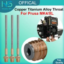 Gola in lega di rame e titanio per Prusa MK4/XL Hotend Kit resistenza alle alte temperature e parti della stampante 3D con stampa ad alta velocità