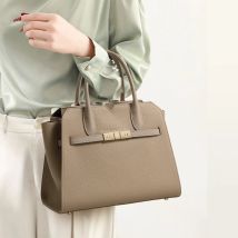 Light Luxury Genuine Leather Birkin Bag for Women – New Style, Large-Capacity, Single-Shoulder & Hand-Held