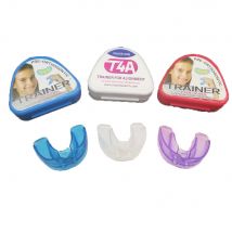 1 set Dentale T4A e T4K Dente Apparecchio Ortodontico Trainer per Allineamento Bretelle Denti Trainer per Adulti Bambini Sbiancamento Dei Denti