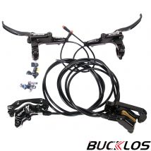 Hamulec hydrauliczny BUCKLOS HD-E735 do e-bike'a, 1150mm 1950mm, 4-tłoczkowy, z funkcją automatycznego odcięcia zasilania, do rowerów elektrycznych, hulajnóg, rowerów górskich i części rowerowych.