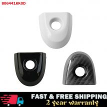 Copri serratura con foro per chiave adatto per driver Nissan Juke e Micra 806441 KK0D Accessori per auto Fibra di carbonio/Nero/Bianco
