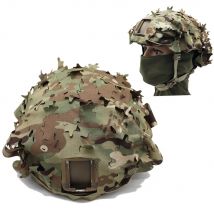 Neue Laser Schneiden Schnelle Helm Abdeckung 3D Camo Tuch Abdeckung Taktische Airsoft Jagd Helm Zubehör