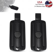 Aluminum Motorcycle Black Foot Pegs Passenger Footpegs Accessories For Harley Softail Slim Fat Bob Low Rider 2018-2024 2025