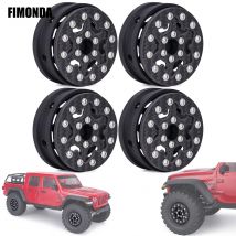 1,9 Zoll Kohlefaser-Beadlock-Räder für 1/10 RC Crawler Axial SCX10 D90 TRX4 TRX6 Gen8 DIY – Langlebiges Off-RC-Auto-Upgrade