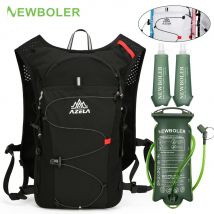NEWBOLER Gilet idrico traspirante Zaini da trail running Zaino da ciclismo leggero da jogging per maratona Borsa da arrampicata per equitazione