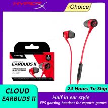 HyperX Cloud Earbuds II 2 Auricolare da gioco con microfono Cuffie intrauricolari audio da gioco cablate coinvolgenti per telefono PS4 PS5 Xbox Series