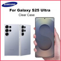 Original für SAMSUNG Galaxy S25 Ultra Clear Telefon Fall Transparente Schutzhülle EF-QS938CTEGUS