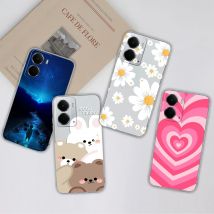 Per Realme P3 5G Cassa Del Telefono Cute Love Heart Shell Per Realme P 3 Trasparente Morbido TPU Silicone Protettiva Della Copertura Posteriore Fundas