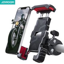Joyroom Fahrrad- und Motorrad-Telefonhalterung, 15 Sekunden, schnell zu installieren, 1 Sekunden automatisches Verriegeln und Entriegeln, weit für Telefon 4,7"-7''