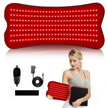 210 LEDs Red Light Therapy Belt for Pain Relief 850nm Red Infrared Light Pad for Waist,Back,Abdomen,Knees,Wrists Joints Muscle