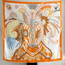 Designer Seidenschal Damen Frühling Herm Gerollte Kanten Schals Große Bandanas Tops Accessoires Gürtel Haar Halstücher Kopf Foulard