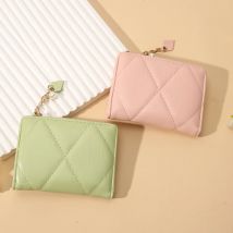 Perlen anhänger ~ einfache mehrfarbige zweifache Brieftasche mit großer Kapazität grenz überschreitende neue Geldbörse Damen Spot Brieftasche