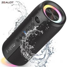 ZEALOT-S51Pro Bluetooth-Lautsprecher für den Außenbereich, IPX6, wasserdicht, 40 W, BT5.2-Lautsprecher, Stereo-Surround-Lautsprecher mit cool pulsiertem EQ-Licht