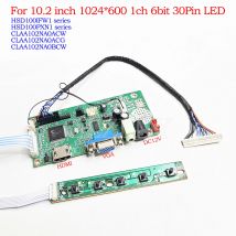 LCD Controller Board For HSD100PXN1 CLAA102NA0ACW HSD100IFW1 1024x600 6bit 30P LED Screen Panel HDMI VGA DIY laptop monitor